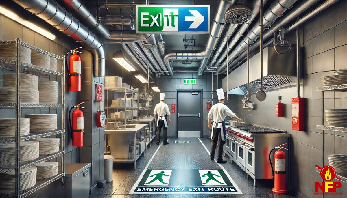 Commercial Kitchen Emergency Exits